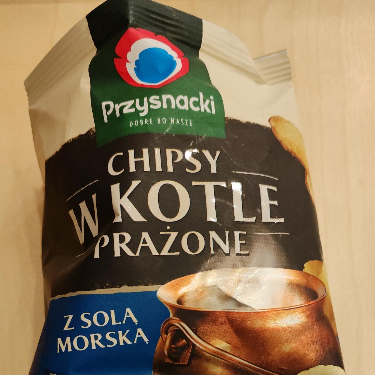 Zdjęcia - Przysnacki Chipsy w kotle prażone z solą morską 30 g