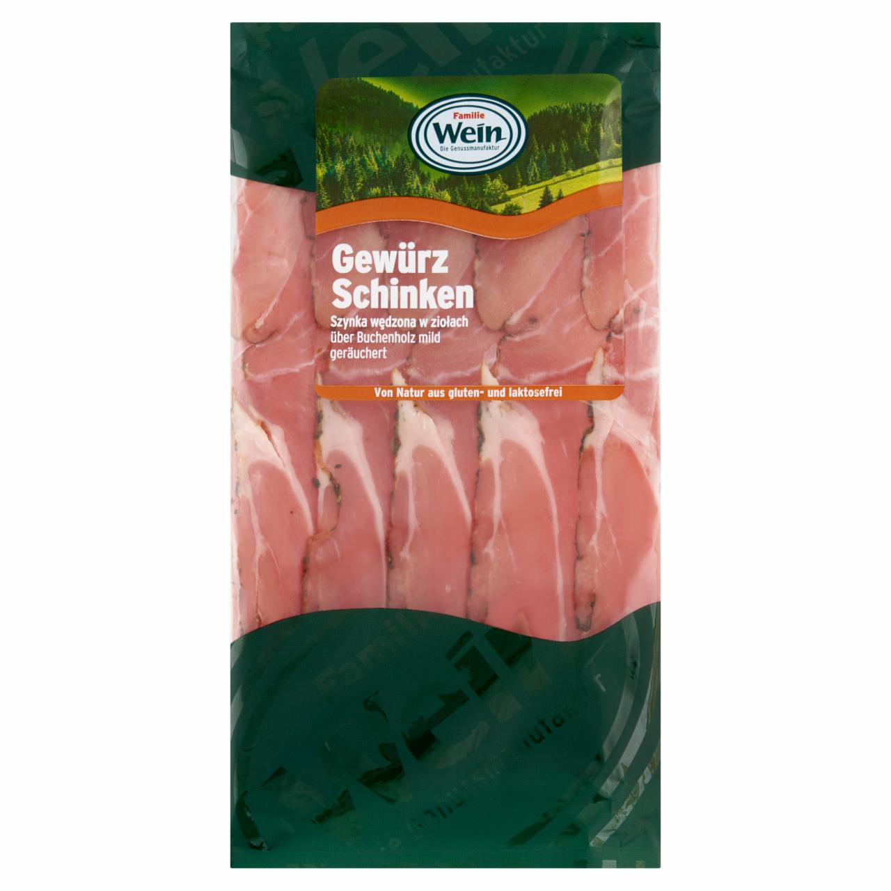 Zdjęcia - Familie Wein Szynka wędzona w ziołach 80 g