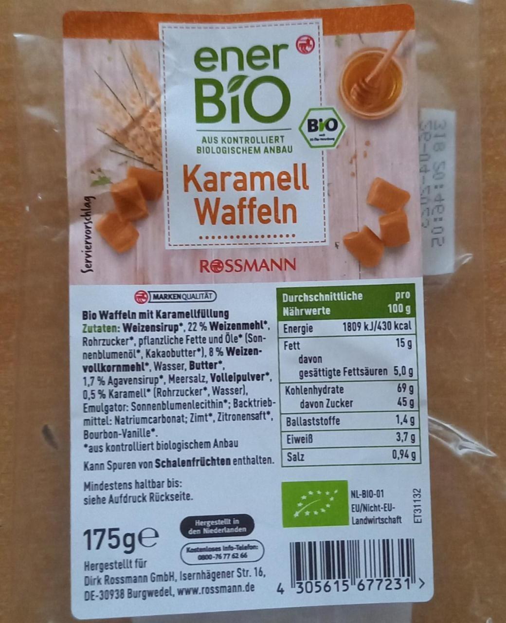 Zdjęcia - Karamell waffeln EnerBio