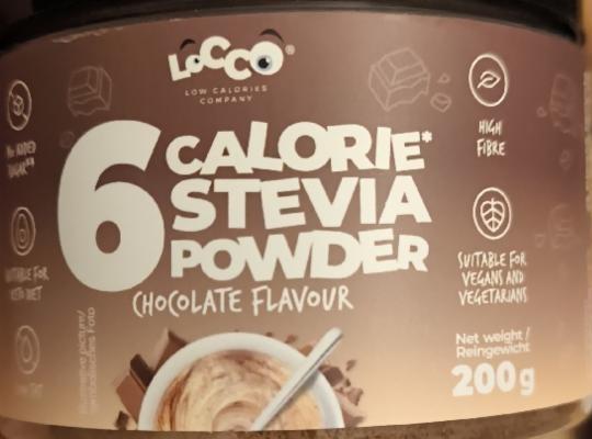 Zdjęcia - 6 calorie stevia powder chocolate flavour Locco