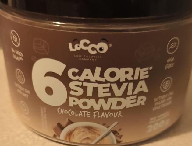 Zdjęcia - 6 calorie stevia powder chocolate flavour Locco