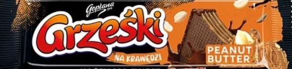 Zdjęcia - Grześki Na krawędzi Wafel przekładany kremem arachidowym 40 g