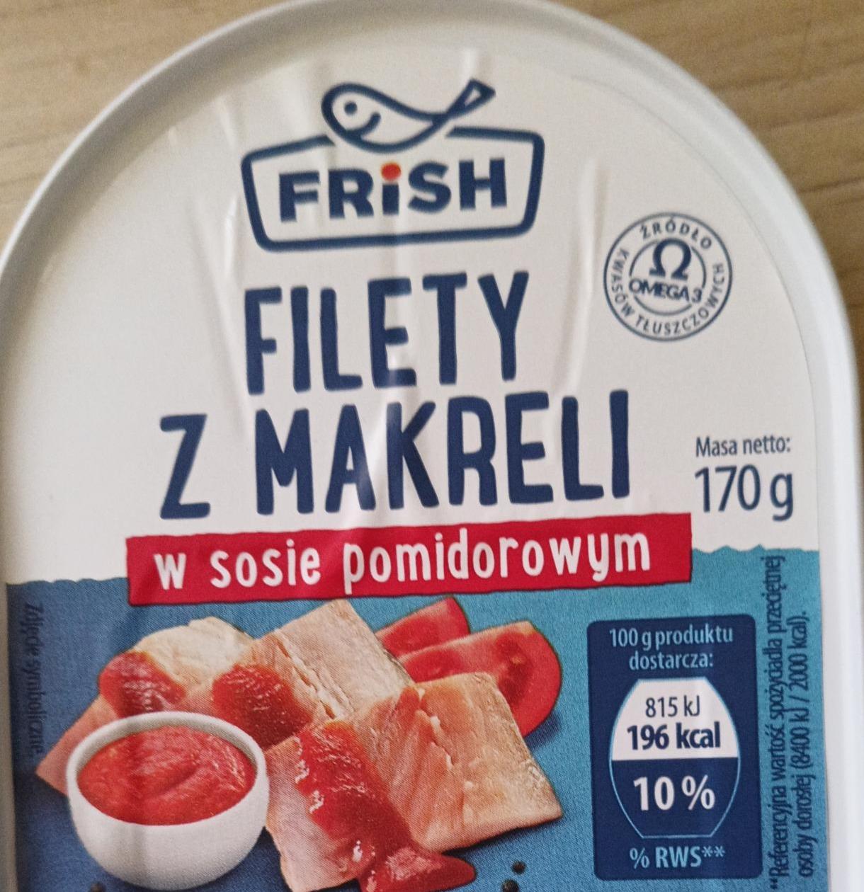 Zdjęcia - Filety z makreli w sosie pomidorowym Frish