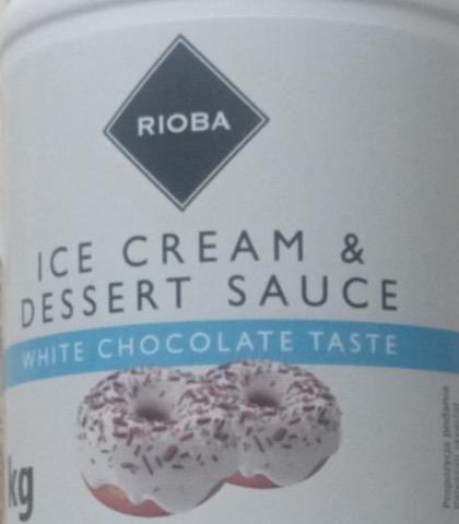 Zdjęcia - Ice cream & dessert sauce white chocolate taste Rioba