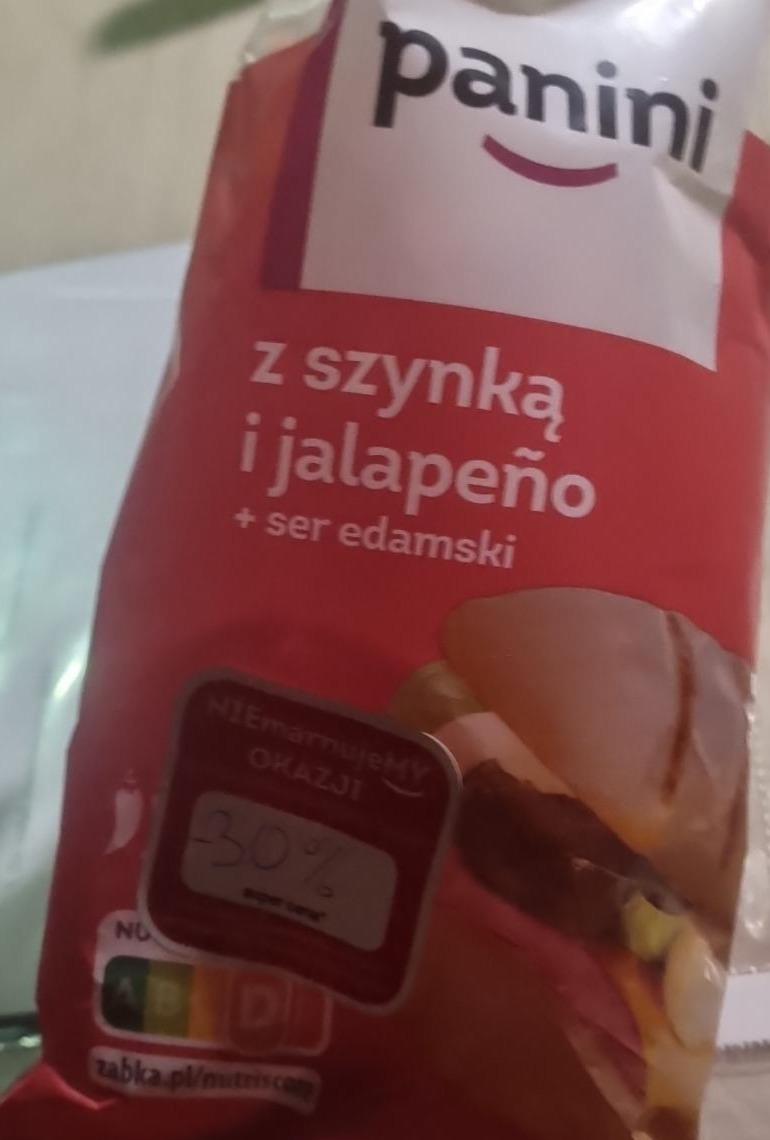 Zdjęcia - Panini z szynką i jalapeno, ser edamski Żabka