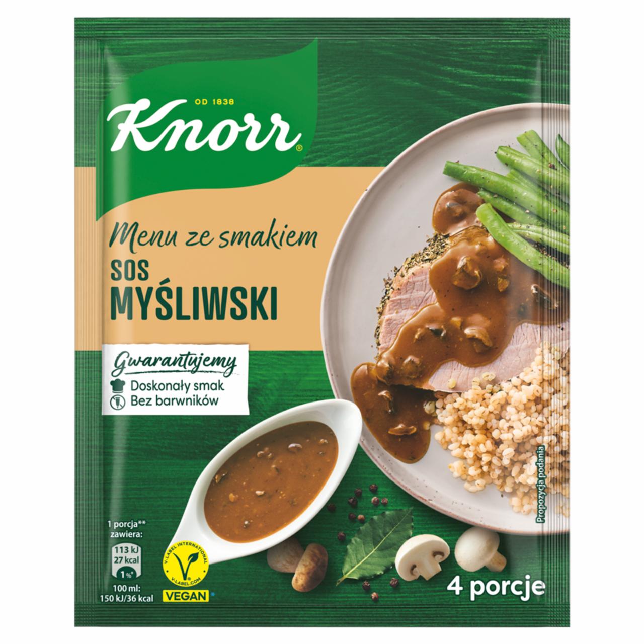 Zdjęcia - Knorr Menu ze smakiem Sos myśliwski 32 g