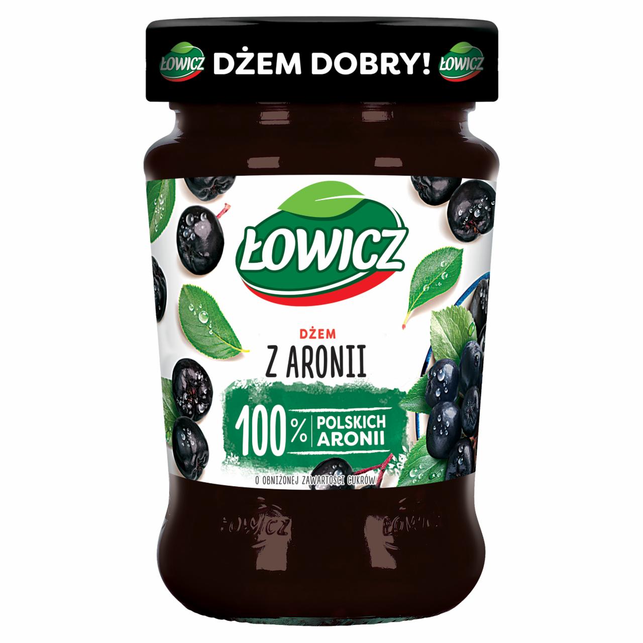 Zdjęcia - Łowicz Dżem z aronii o obniżonej zawartości cukrów 280 g