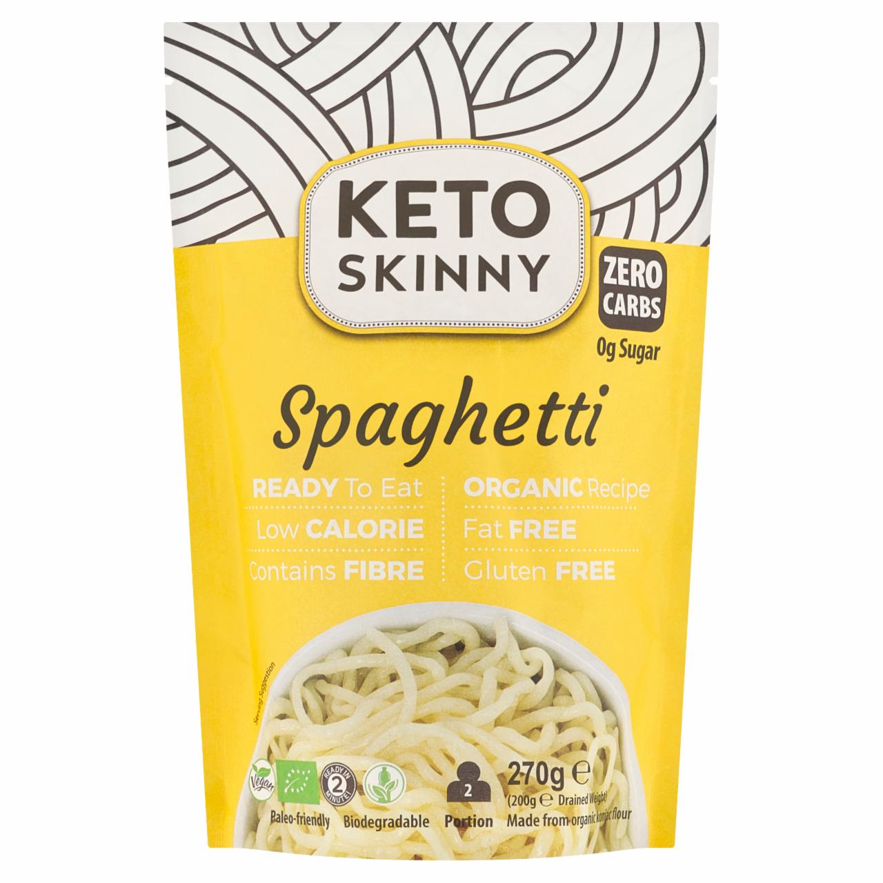 Zdjęcia - Keto Skinny Ekologiczny makaron keto konjac typu spaghetti 270 g