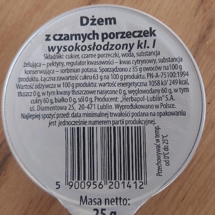 Zdjęcia - Dżem z czarnych porzeczek MON