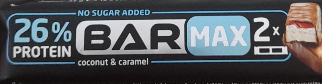 Zdjęcia - Bar Max Coconut & Caramel Czekolada mleczna 45 g (2 x 22,5 g)