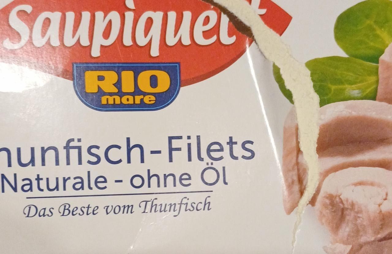 Zdjęcia - Thunfisch filets naturale ohne öl Rio mare