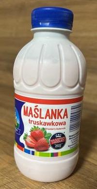 Zdjęcia - Maślanka truskawkowa Łowicz