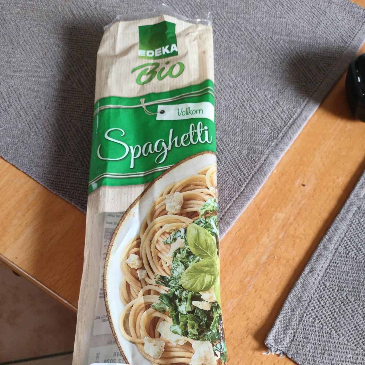 Zdjęcia - Nudeln Spaghetti Vollkorn Edeka Bio