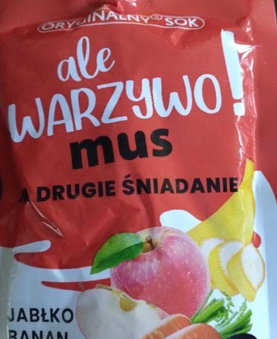 Zdjęcia - Ale warzywo mus na drugie śniadanie jabłko banan marchew Oryginalny sok