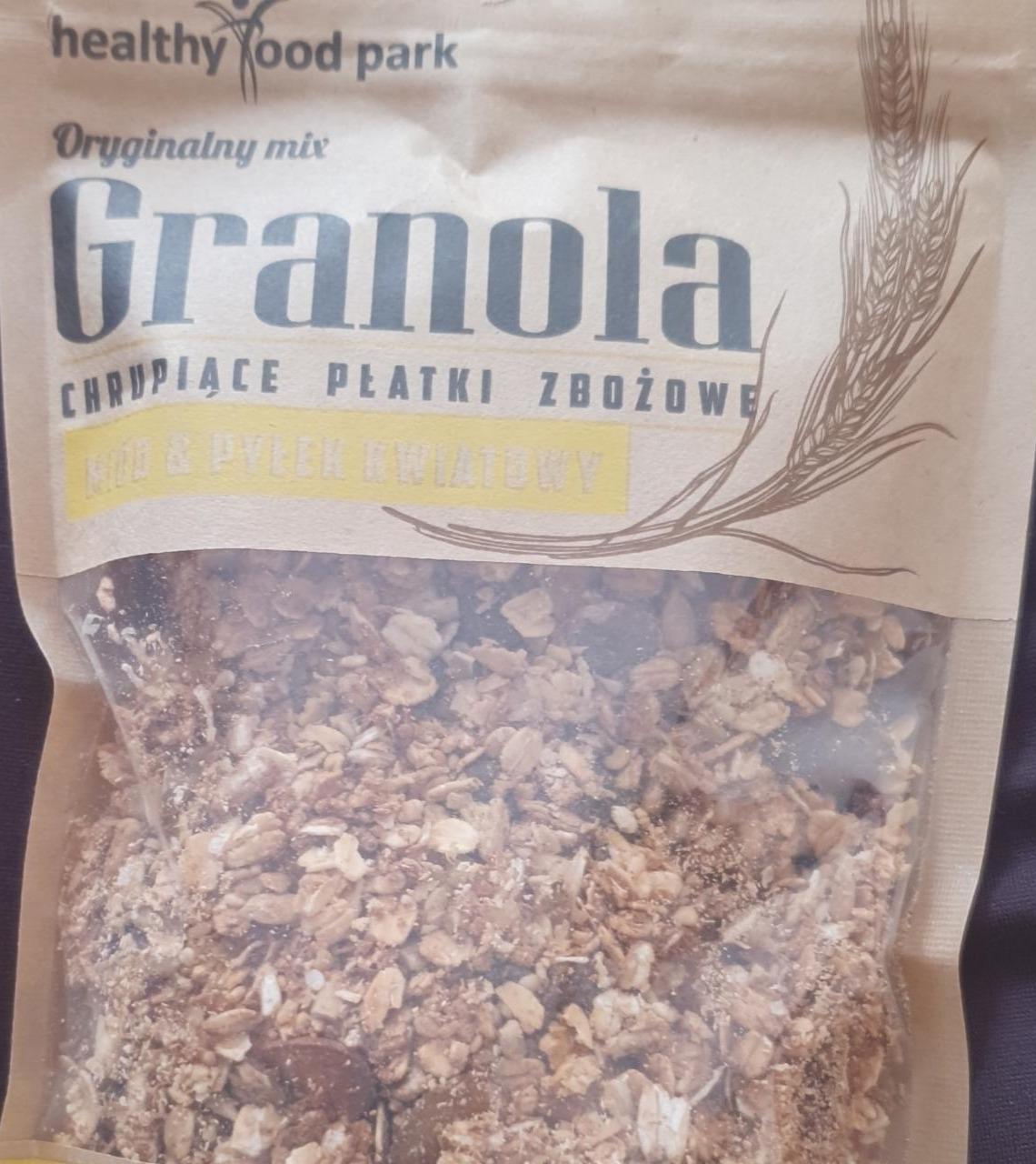 Zdjęcia - Granola miód i pyłek kwiatowy Healthy food park
