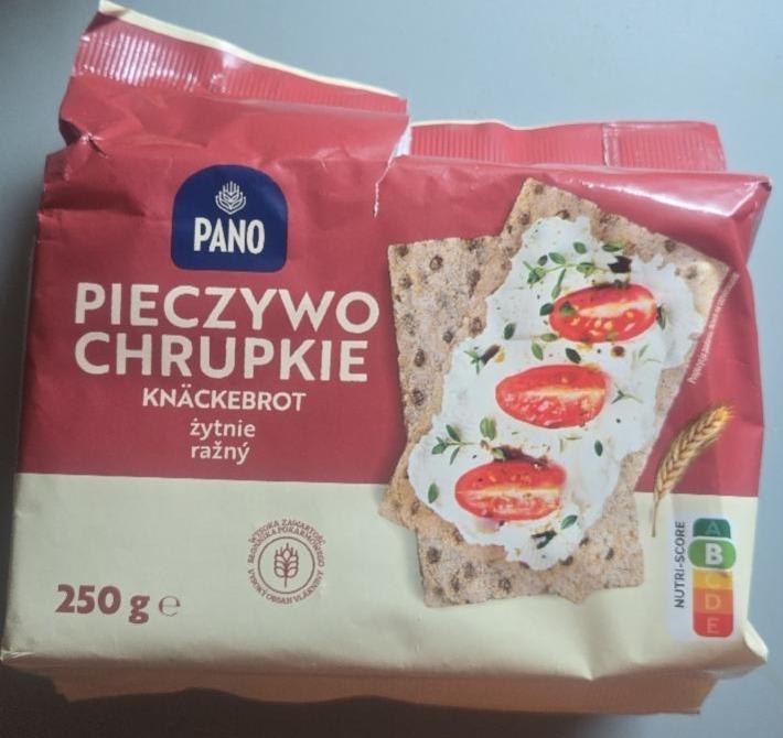 Zdjęcia - Pieczywo chrupkie żytnie Pano