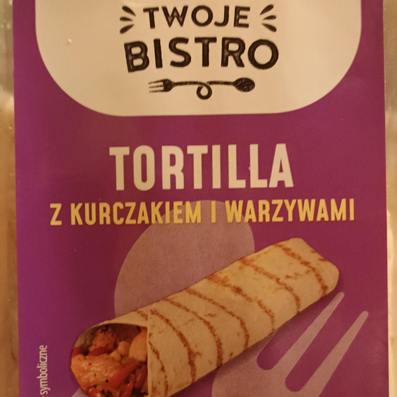 Zdjęcia - Tortilla z kurczakiem i warzywami Twoje Bistro