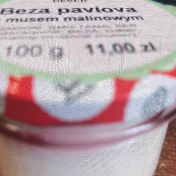 Zdjęcia - Beza pavlova z musem malinowym Ślimak
