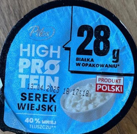 Zdjęcia - High protein serek wiejski 40% mniej tłuszczu Pilos