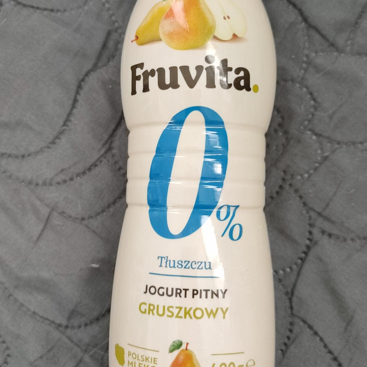 Zdjęcia - Jogurt pitny gruszkowy 0% Fruvita