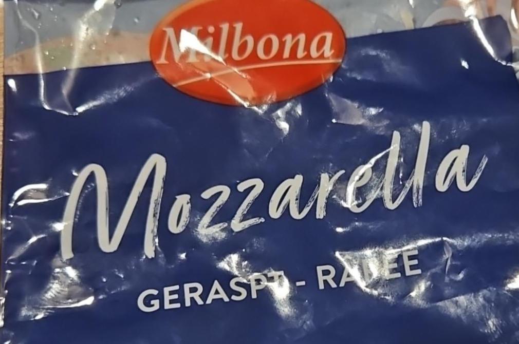Zdjęcia - Mozzarella geraspt rapee Milbona