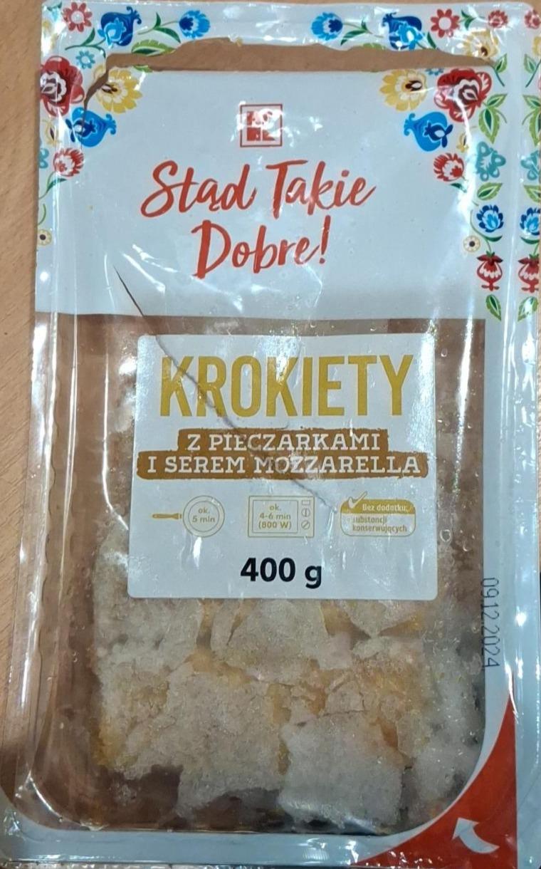 Zdjęcia - Krokiety z pieczarkami i serem mozzarella K-Stąd Takie Dobre