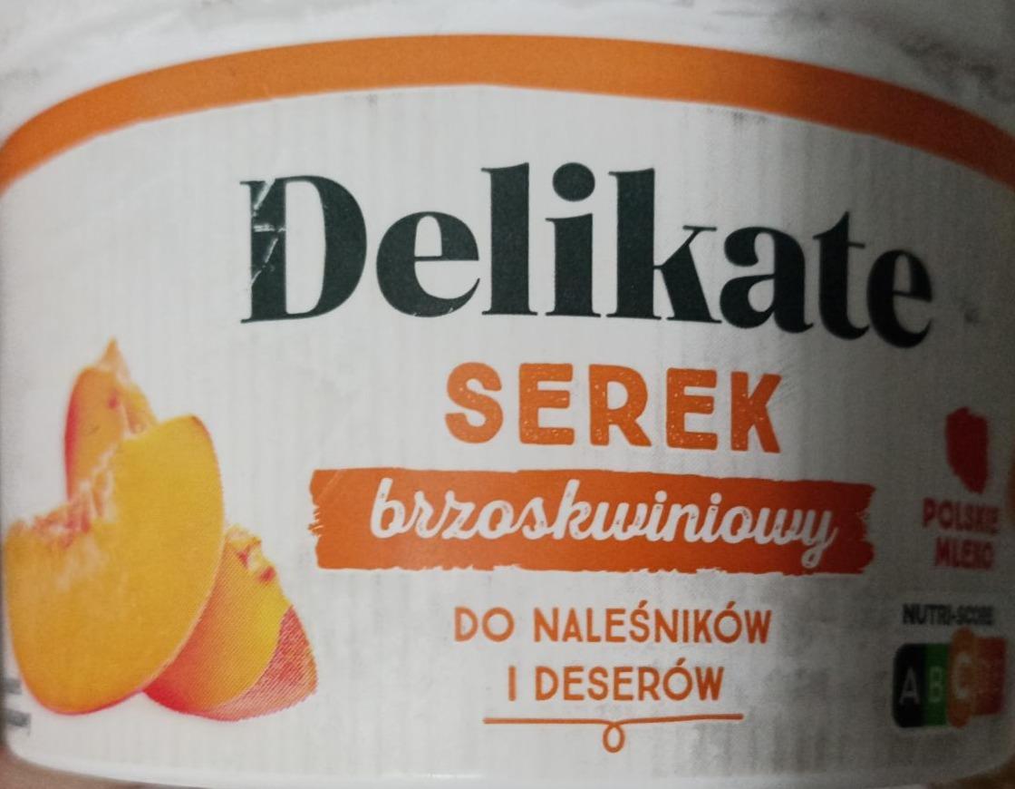 Zdjęcia - Serek brzoskwiniowy Delikate