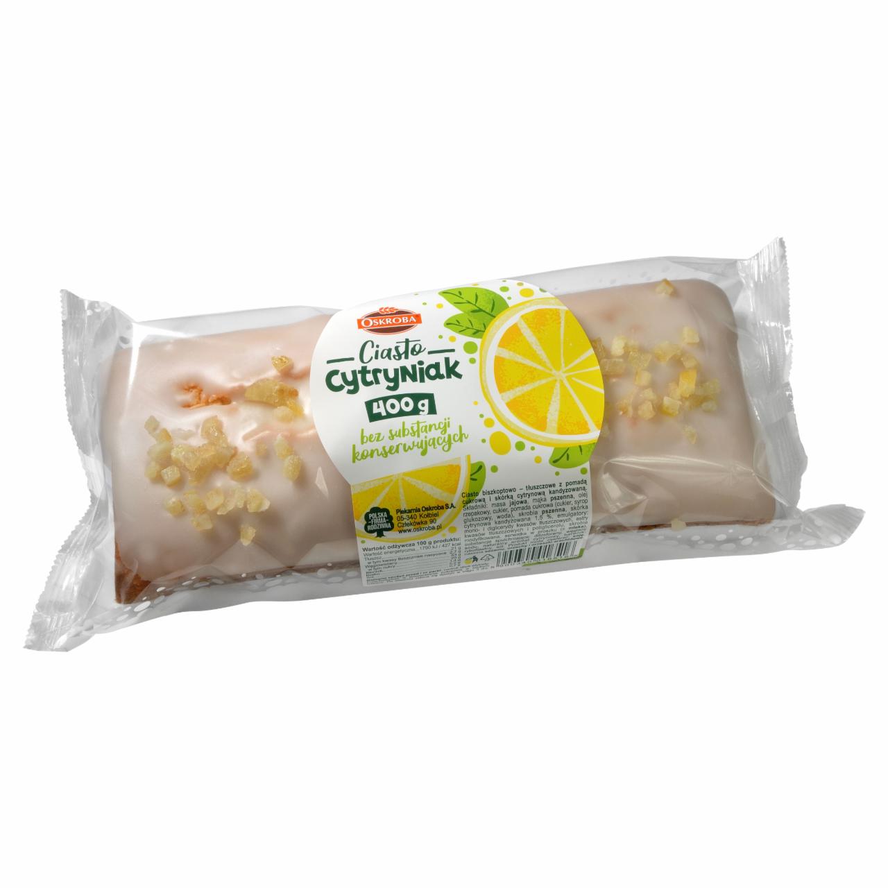 Zdjęcia - Oskroba Ciasto cytryniak 400 g