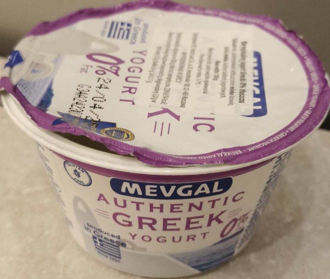 Zdjęcia - Authentic greek yogurt 0% Mevgal