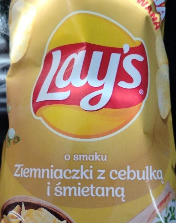 Zdjęcia - Ziemniaczki z cebulką i śmietaną Lay's