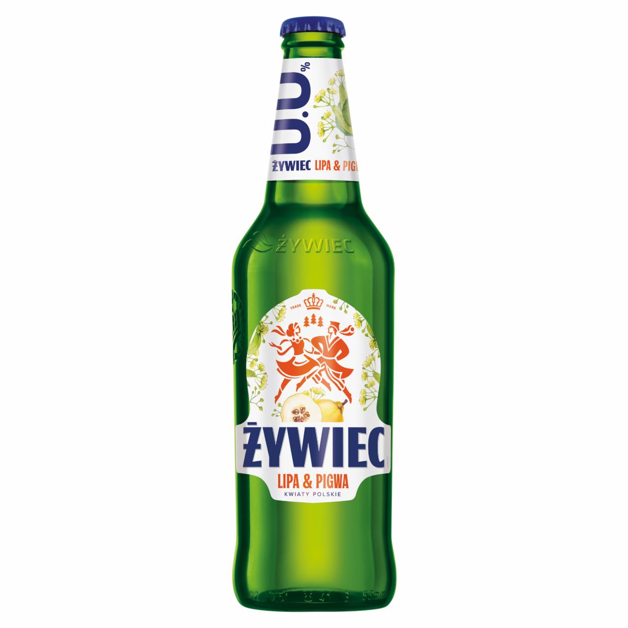 Zdjęcia - Żywiec Bezalkoholowy napój piwny lipa & pigwa kwiaty polskie 500 ml