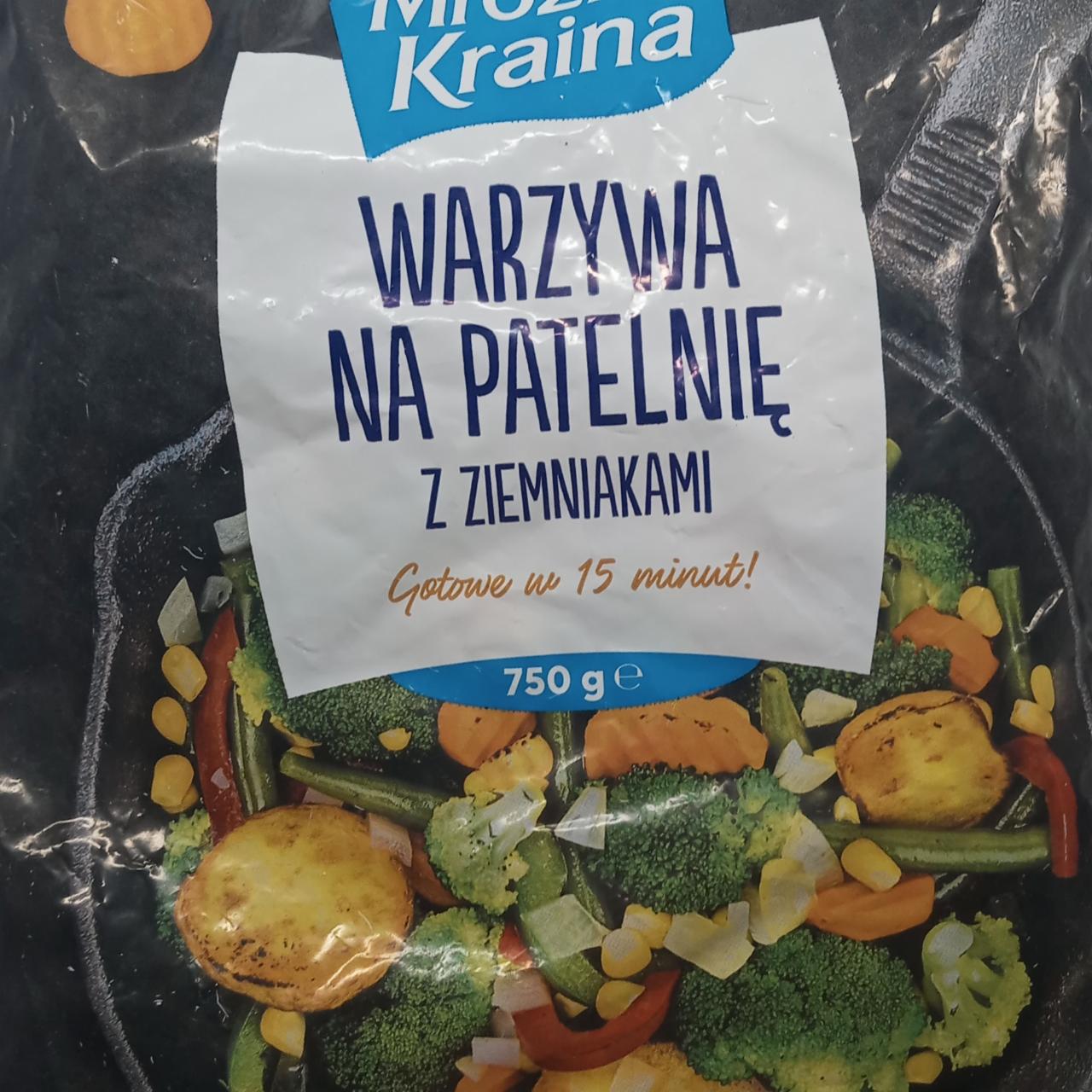Zdjęcia - Warzywa na patelnię z ziemniakami Mroźna kraina