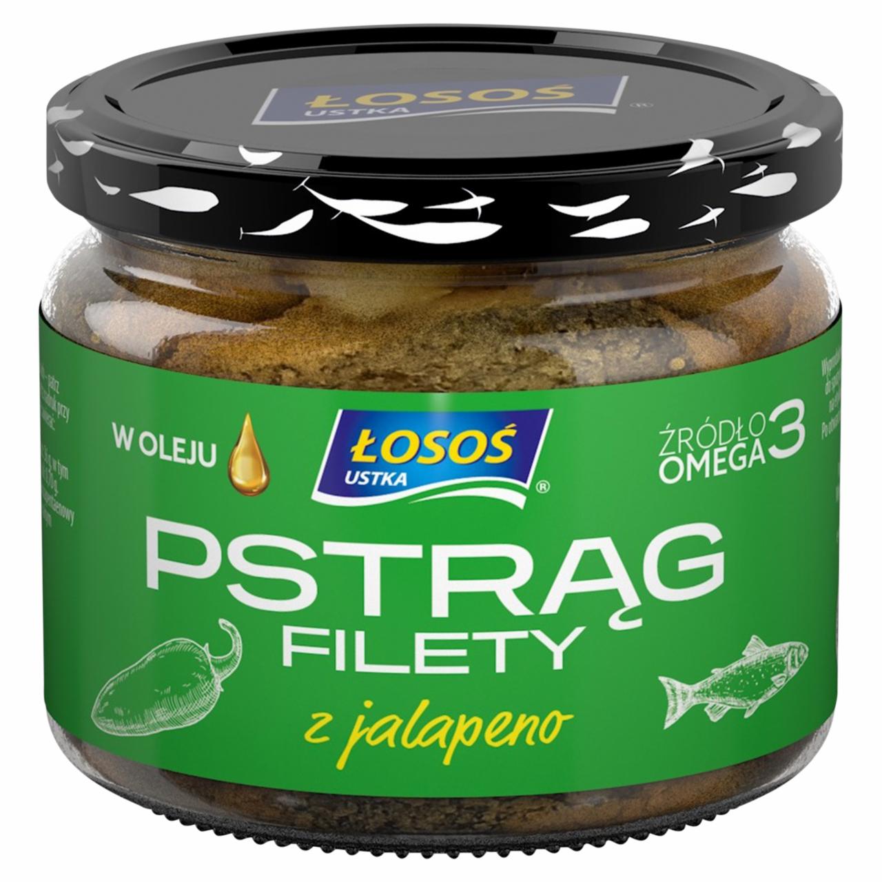 Zdjęcia - Łosoś Ustka Pstrąg filety z papryczką jalapeno w oleju 260 g