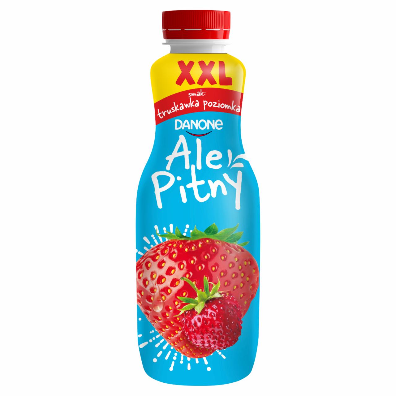 Zdjęcia - Danone Ale Pitny Produkt mleczny smak truskawka poziomka 550 g