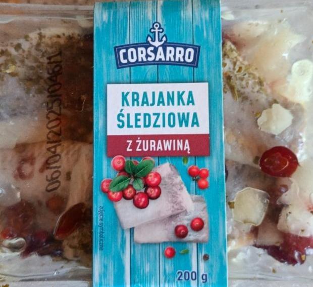 Zdjęcia - Krajanka śledziowa z żurawiną Corsarro