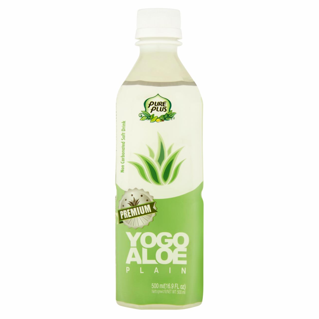 Zdjęcia - Pure Plus Premium Yogo Aloe Plain Napój z aloesem 500 ml
