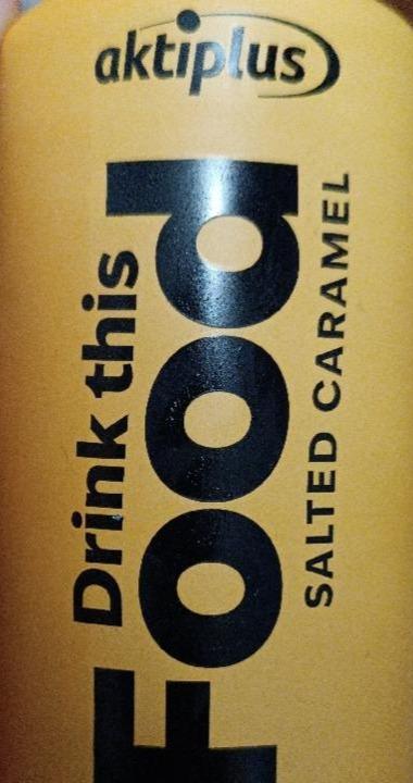 Zdjęcia - Drink this food salted caramel Aktiplus