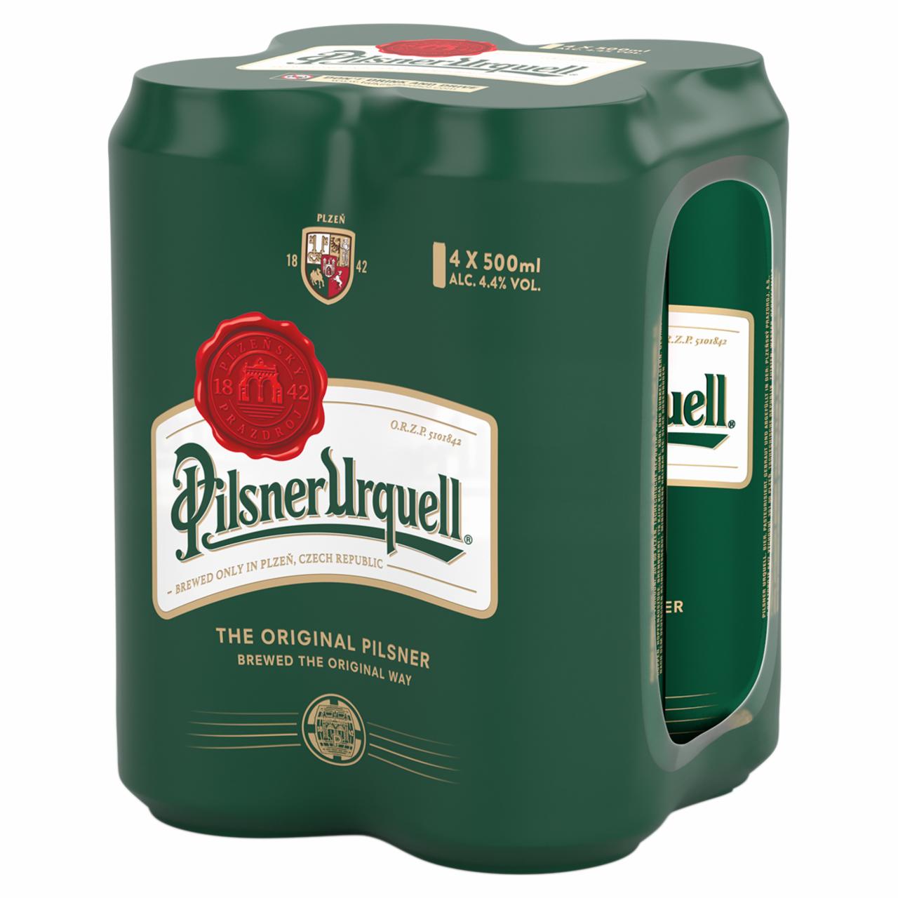 Zdjęcia - Pilsner Urquell Piwo jasne 4 x 500 ml