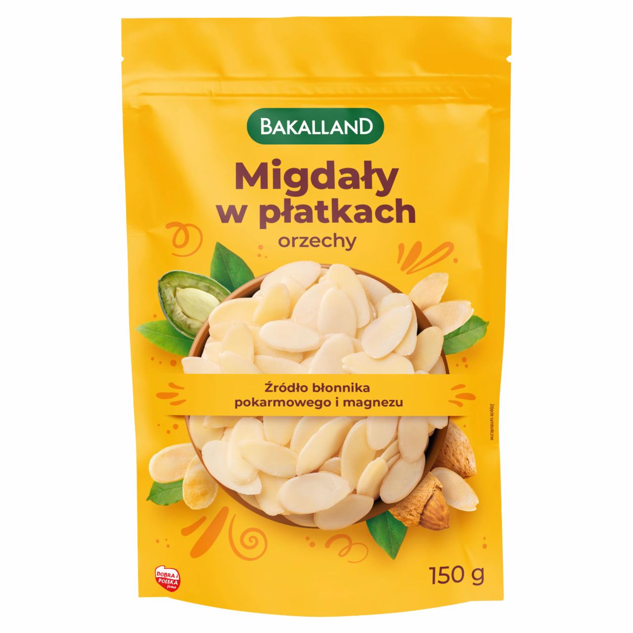 Zdjęcia - Bakalland Migdały w płatkach orzechy 150 g