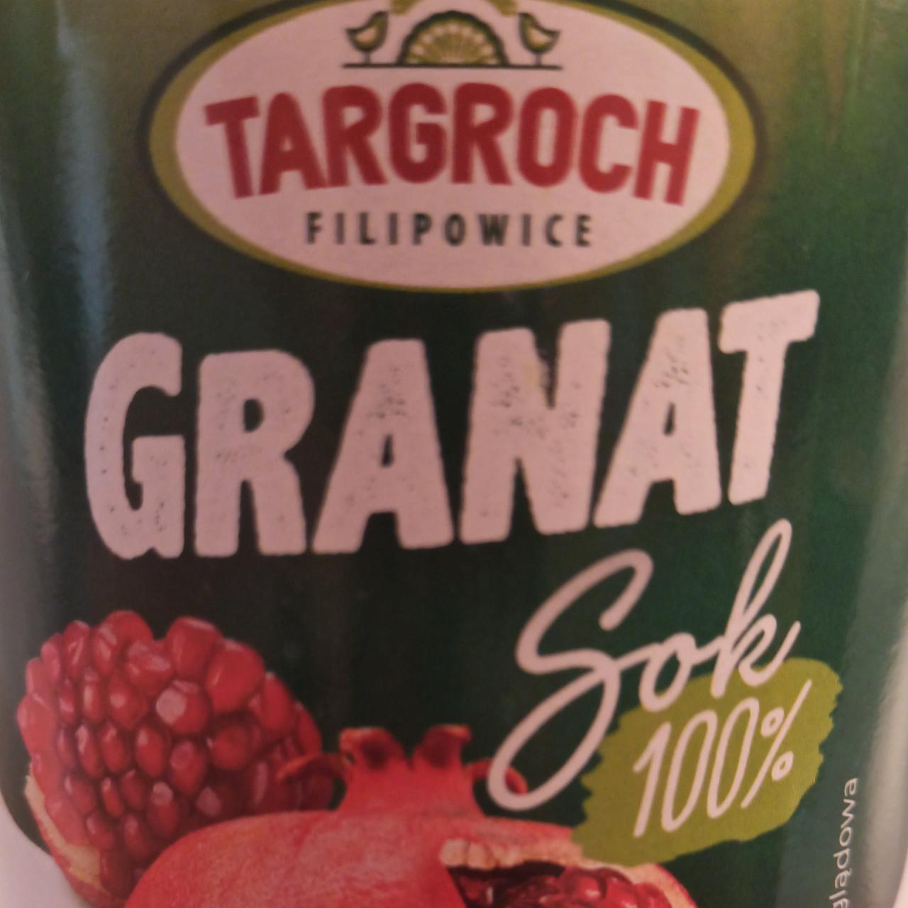 Zdjęcia - Granat sok 100% Targroch