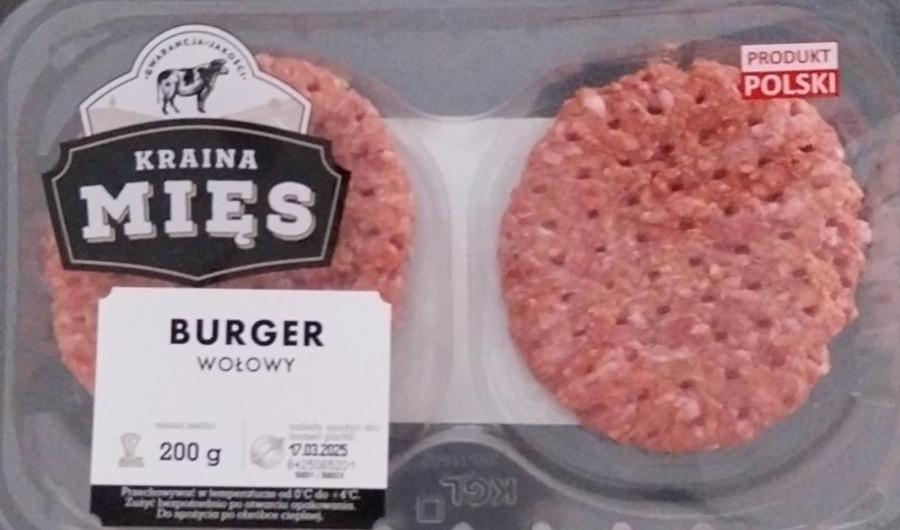 Zdjęcia - Burger wołowy Kraina Mięs
