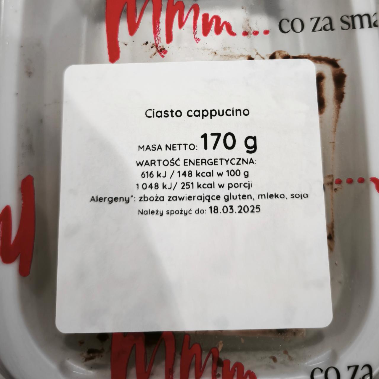 Zdjęcia - Ciasto cappuccino Maczfit