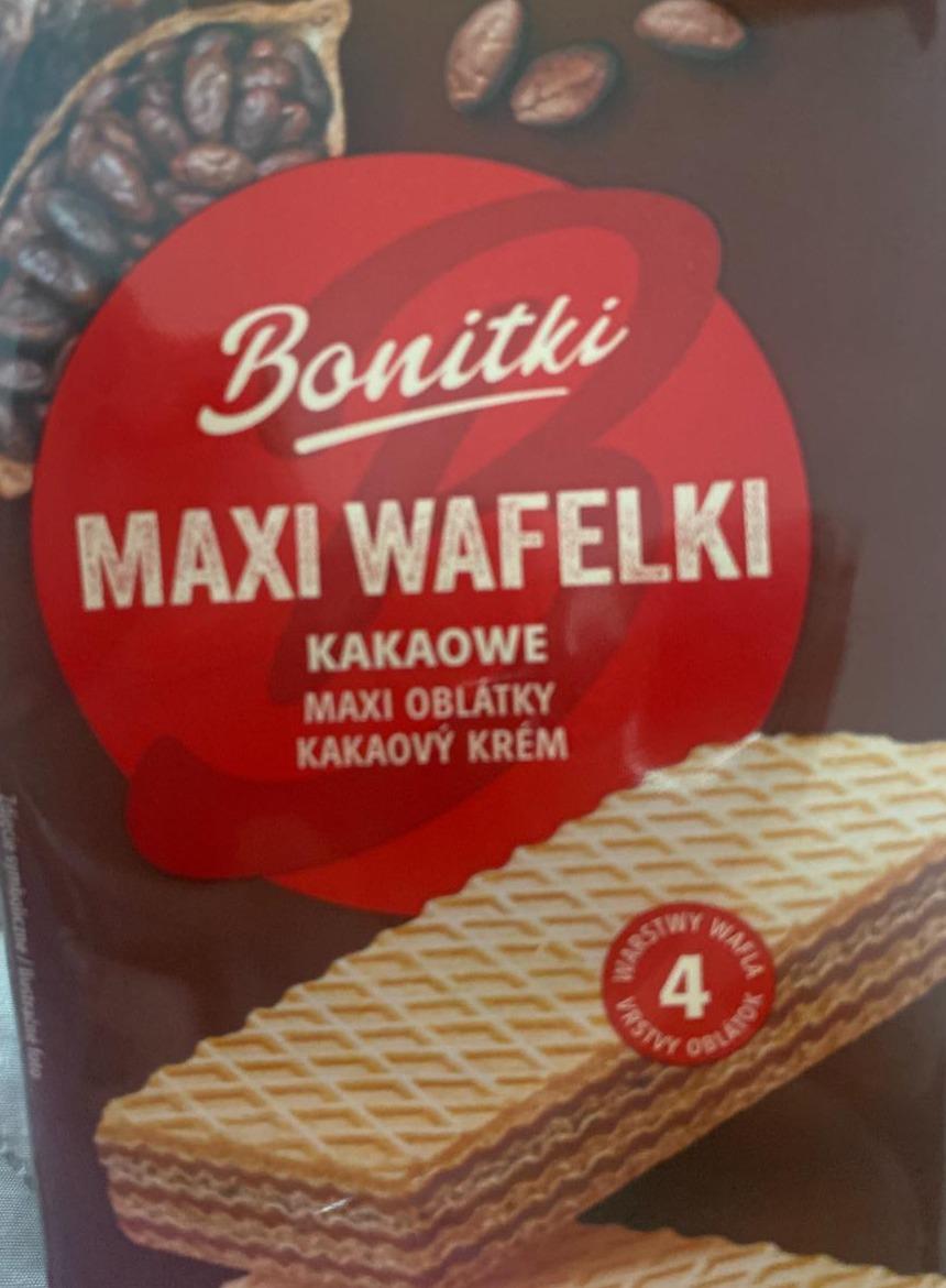 Zdjęcia - Maxi wafelki kakaowe Bonitki