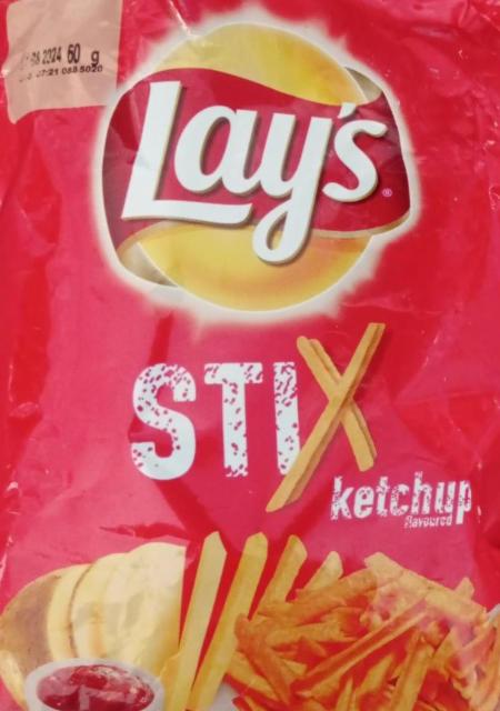 Zdjęcia - Stix Chipsy ziemniaczane o smaku ketchupu Lay's
