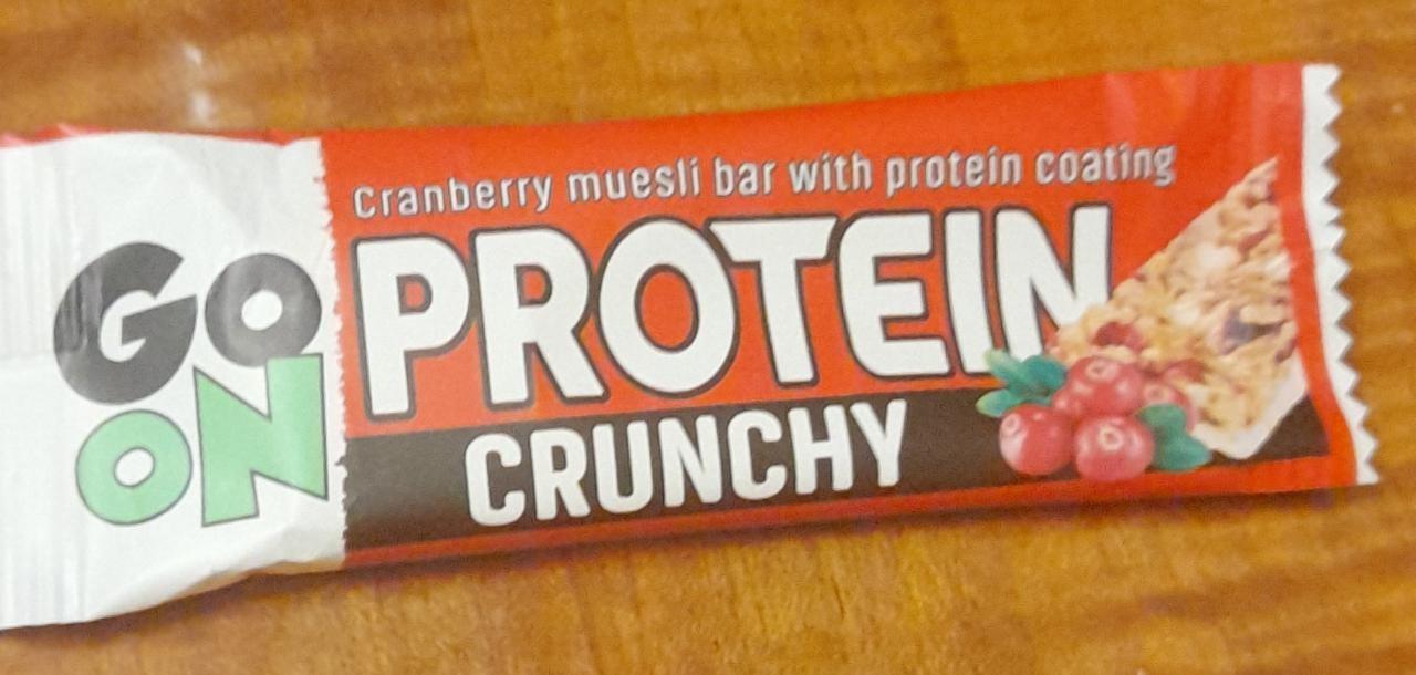 Zdjęcia - Protein crunchy cranberry muesli bar with protein coating Go On!