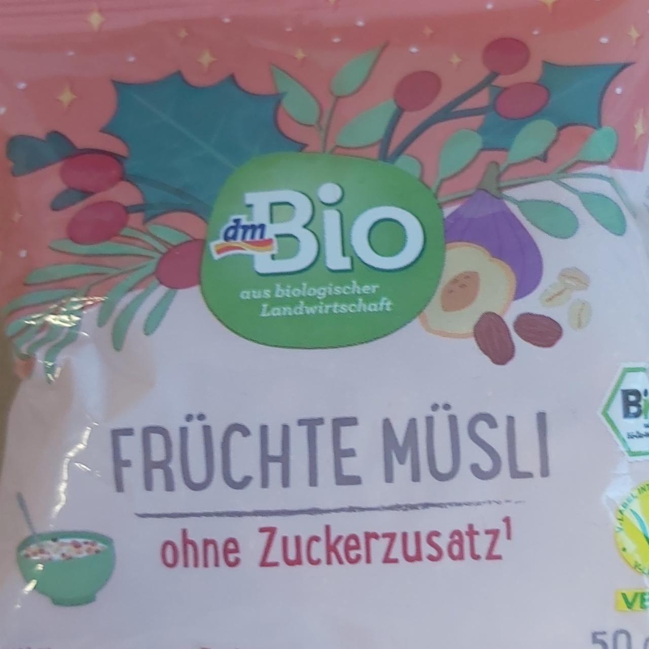Zdjęcia - Früchte Müsli ohne Zuckerzusatz dmBio