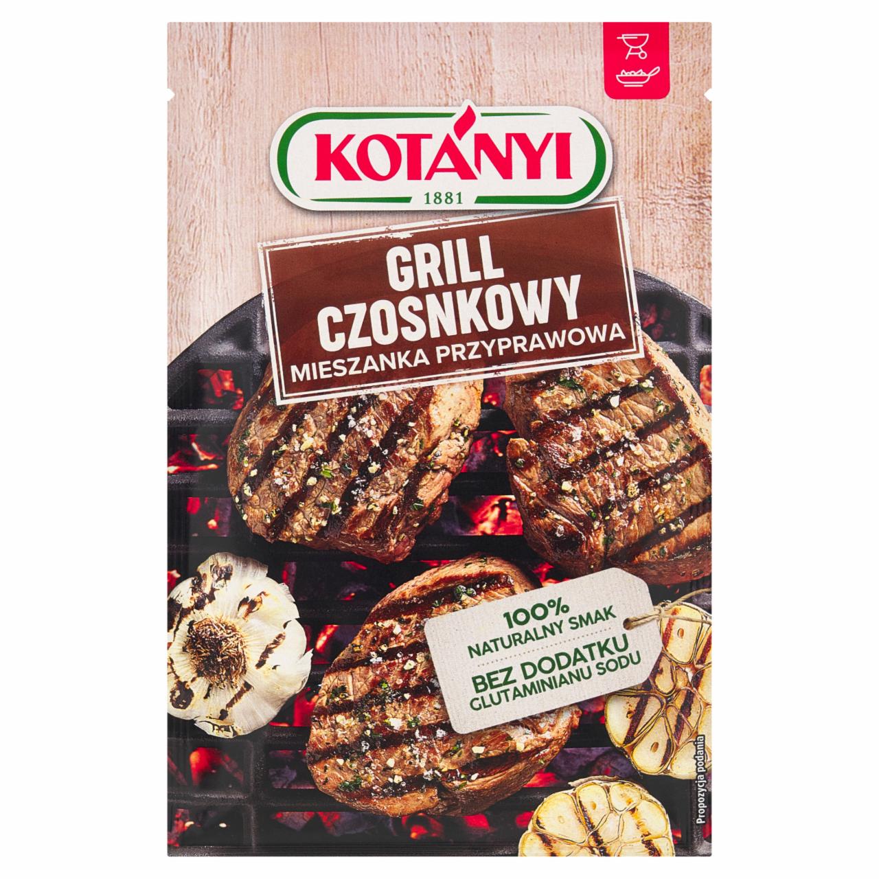 Zdjęcia - Kotányi Mieszanka przyprawowa grill czosnkowy 25 g