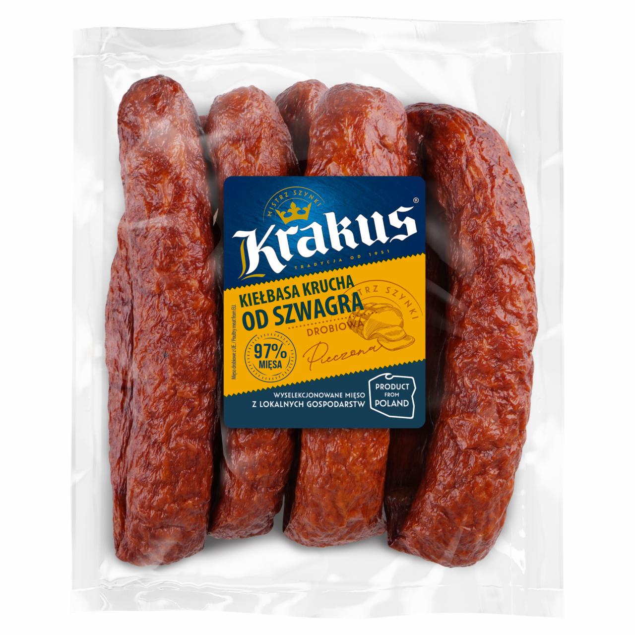 Zdjęcia - Krakus Kiełbasa krucha od szwagra drobiowa