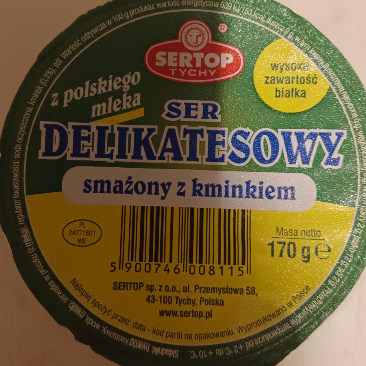 Zdjęcia - Ser delikatesowy smażony z kminkiem Sertop Tychy