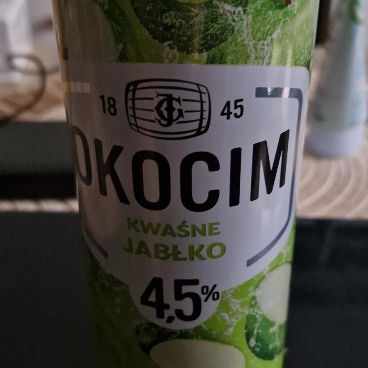 Zdjęcia - Piwo jasne Kwaśne jabłko Okocim